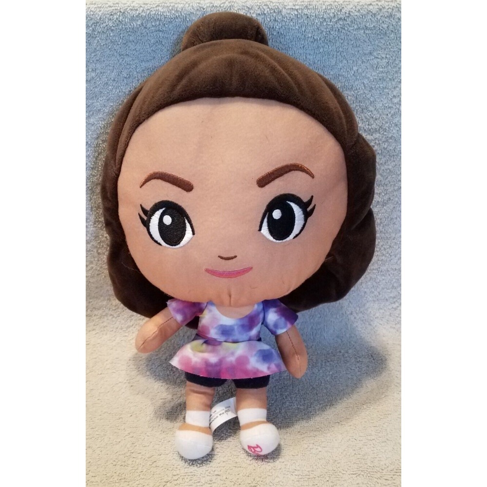 Toy Factory 2023 Mattel Barbie Chibi Plush Brunette Tie Dye Dress 12"